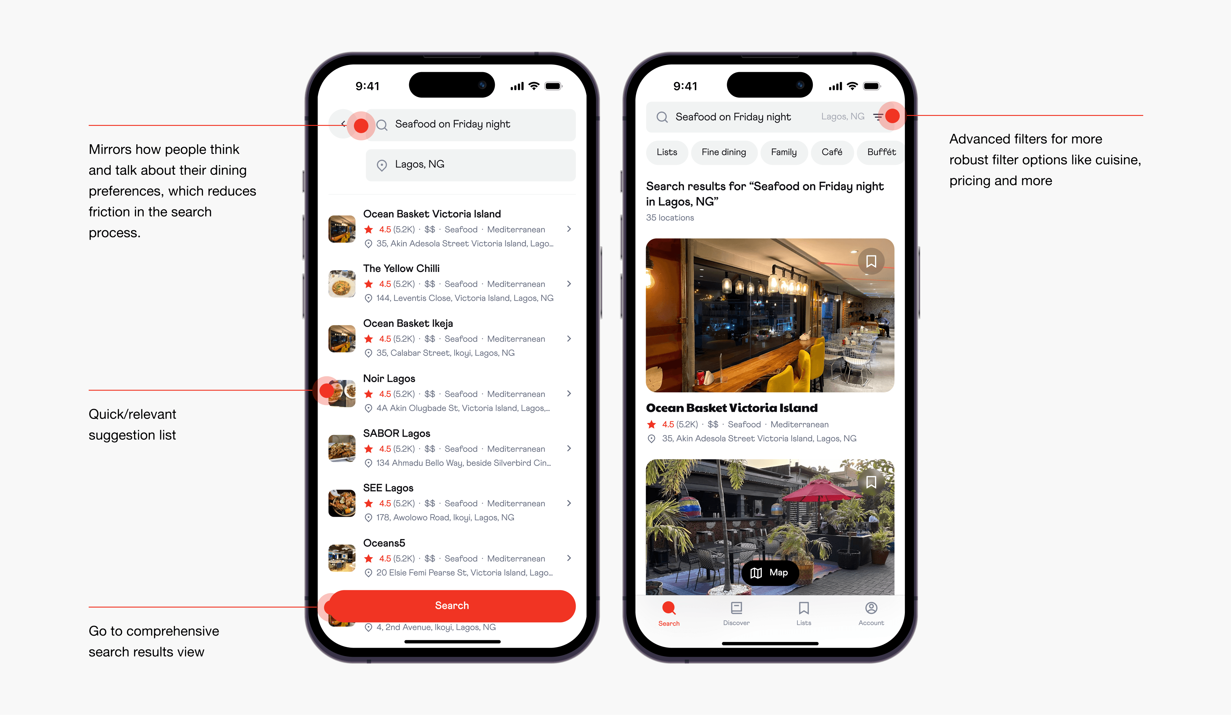 Bitescout search experience