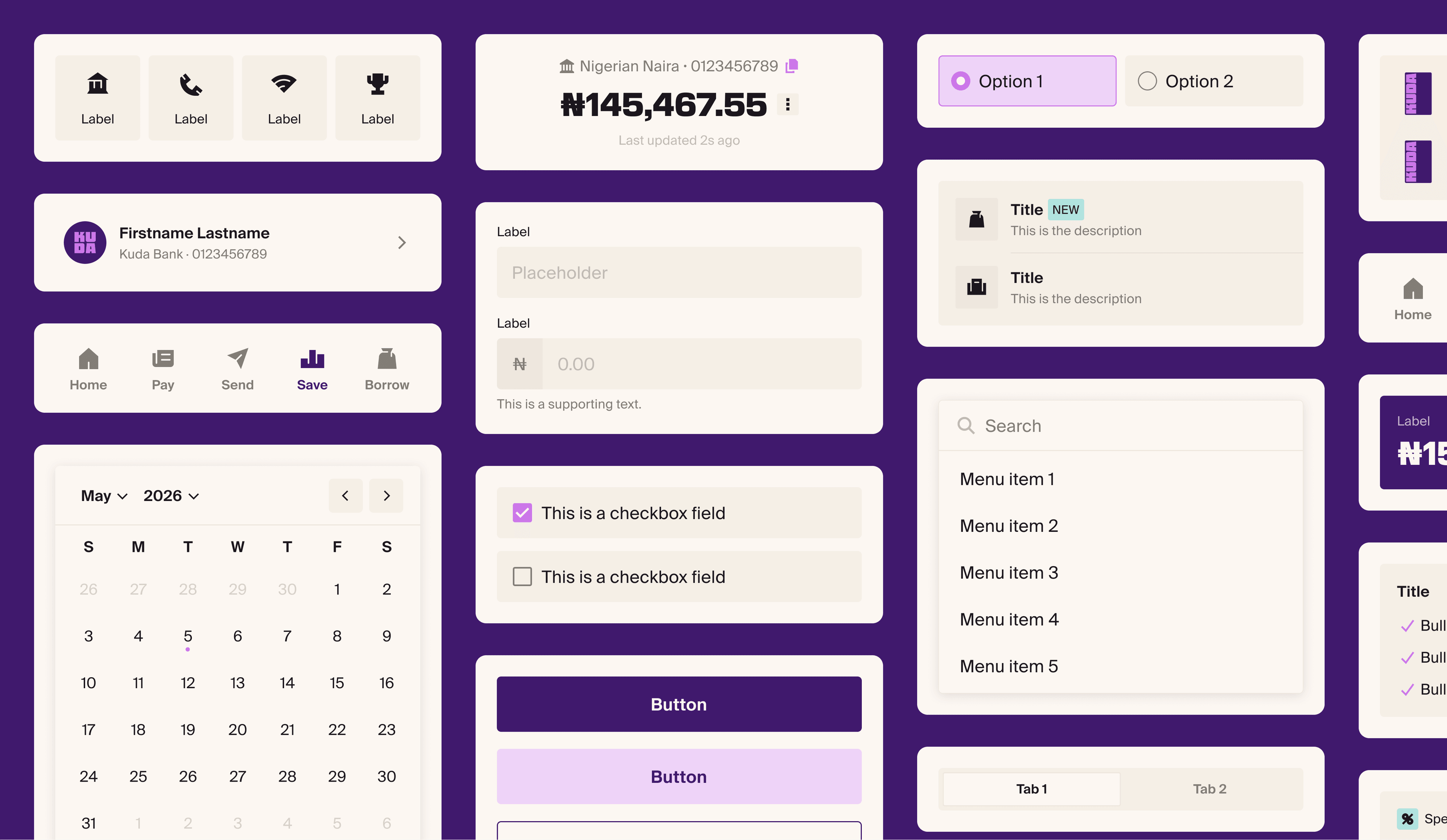 A visual composition of KDS 2.0 components